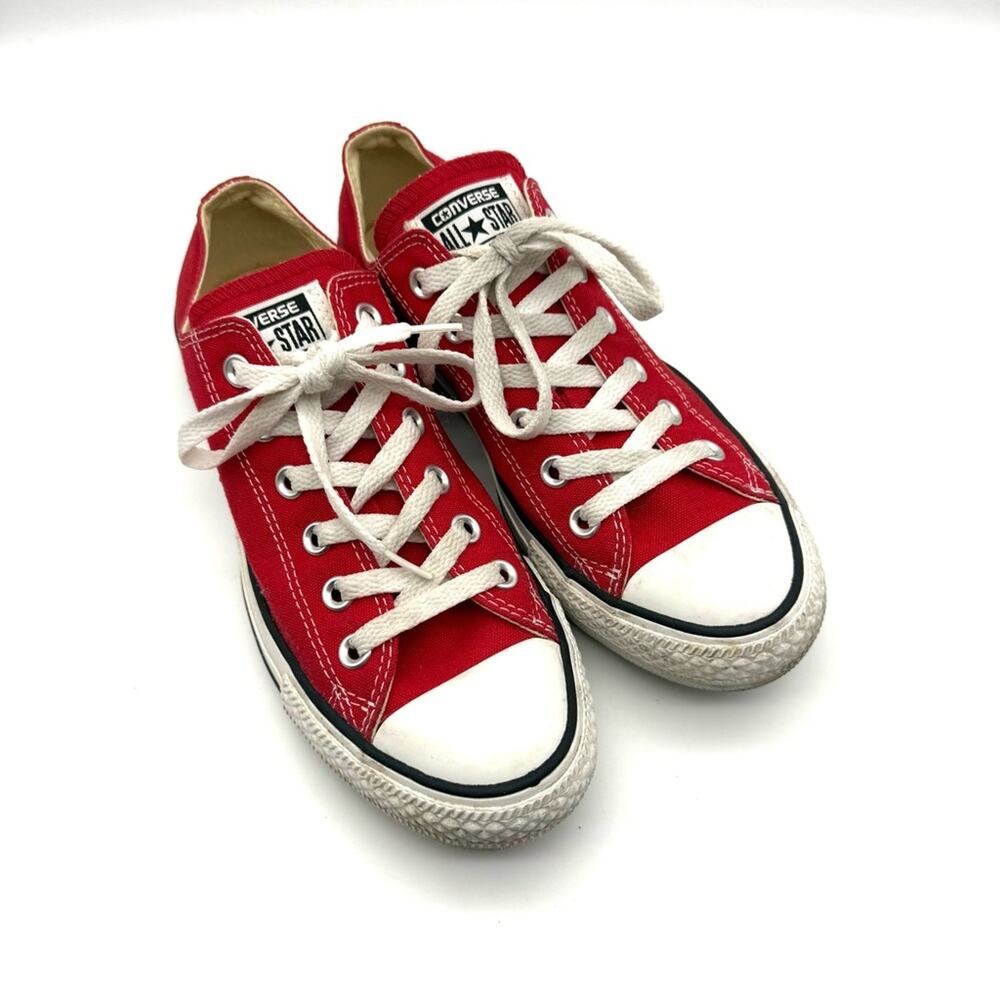 Converse Chuck Taylor All Star Shoes Low Top Red Women's 8 Men's 6 M9696
